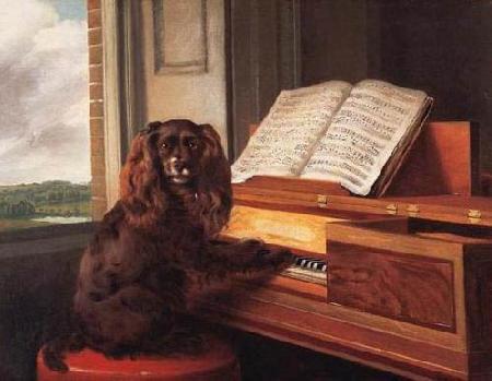 Philip Reinagle Portrait of an Extraordinary Musical Dog Germany oil painting art